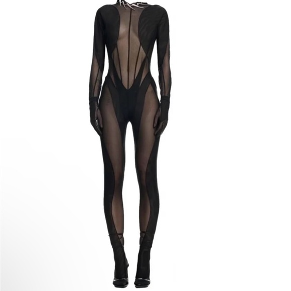 Mugler Pants - Mugler x H&M Jumpsuit